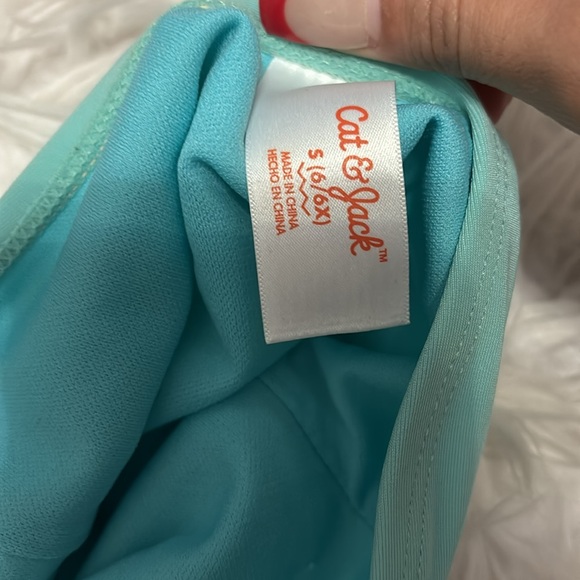 Cat and jack mermaid bathing suit USED ONCE size 6 - Picture 4 of 4